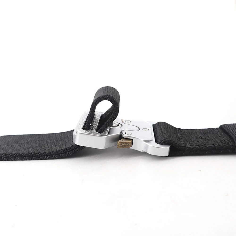 3,2cm Taktischer Gürtel für Männer Militärqualität Nylon Schnellverschluss Robuster Outdoor-Wandergürtel mit Legierungsschnalle – Detail 11