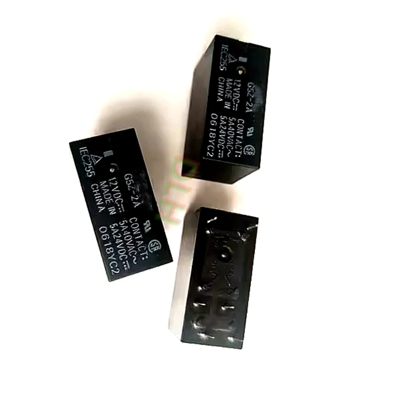 10PCS 100%NewOriginal G5Z-2A-12VDC G5Z-2A-12V G5Z-2A-DC12V G5Z-2A-24VDC G5Z-2A-24V G5Z-2A-DC24V DIP-6 5A 12VDC 24VDC Power Relay