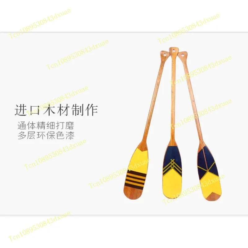 

120cm Vintage Style Decoration Wooden Rowing Boat Oars Canoe Paddle