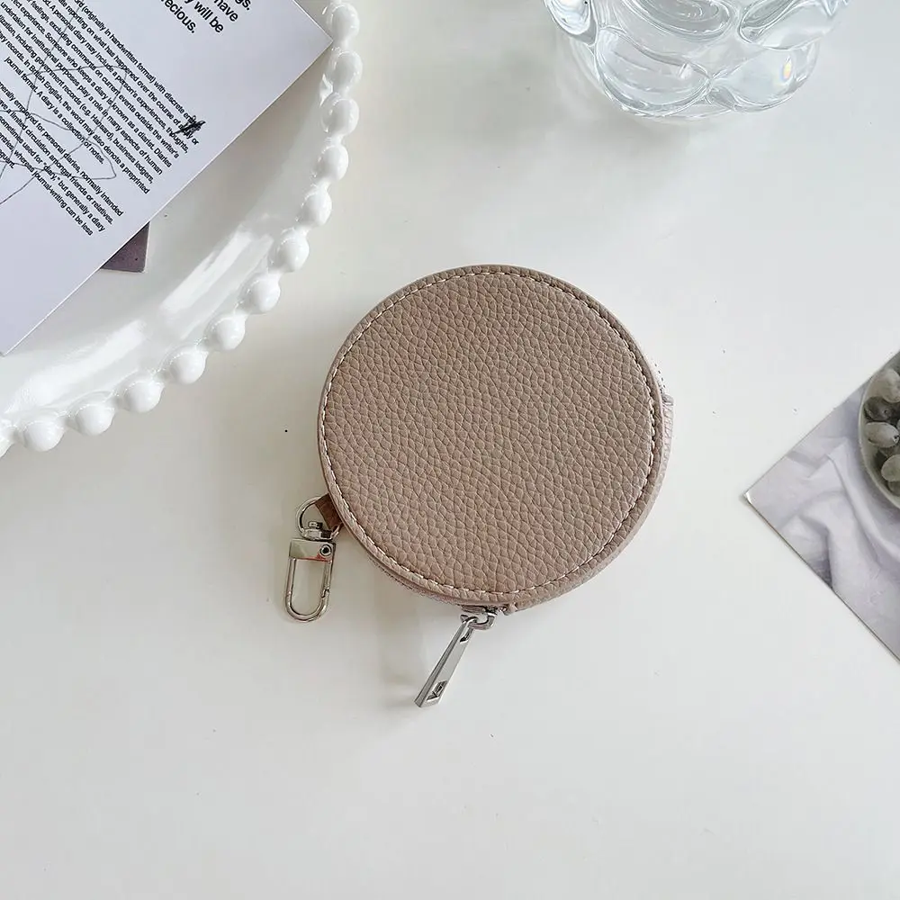 Star PU Leather Coin Purse PU Leather Bag Pendant Keychain Round Wallet Korean Style Small Storage Bag Small Storage Bag
