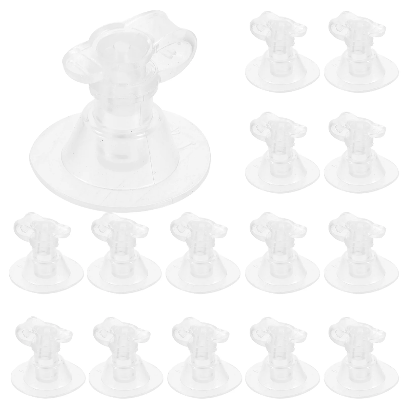 

50 Pcs Air Pump for Inflatables Nozzle Swimming Ring Gas Refill Adapters Foot Inflating Camping Stove Transparent Tool