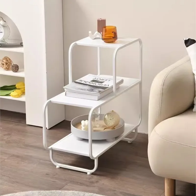 

MOMO Iron Living Room Side Table Ins Style Sideboard Corner Table Sofa Side Table Sideboard Shelves Bedside Small