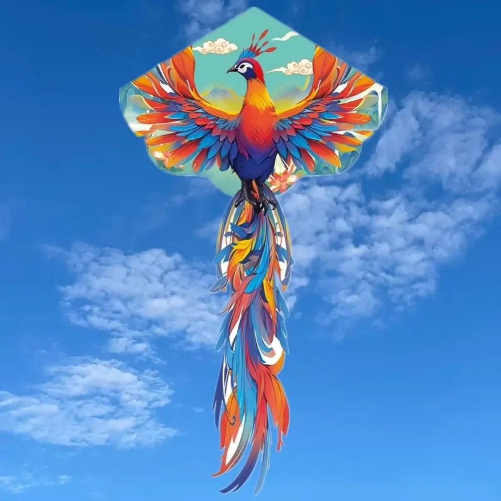 Neuer, leicht zu fliegender großer Delta-Drachen, 100 Meter Drachenschnur, guter fliegender fliegender Drachen, Kindergeschenk, schöner Phoenix-Drachen, Familienausflüge
