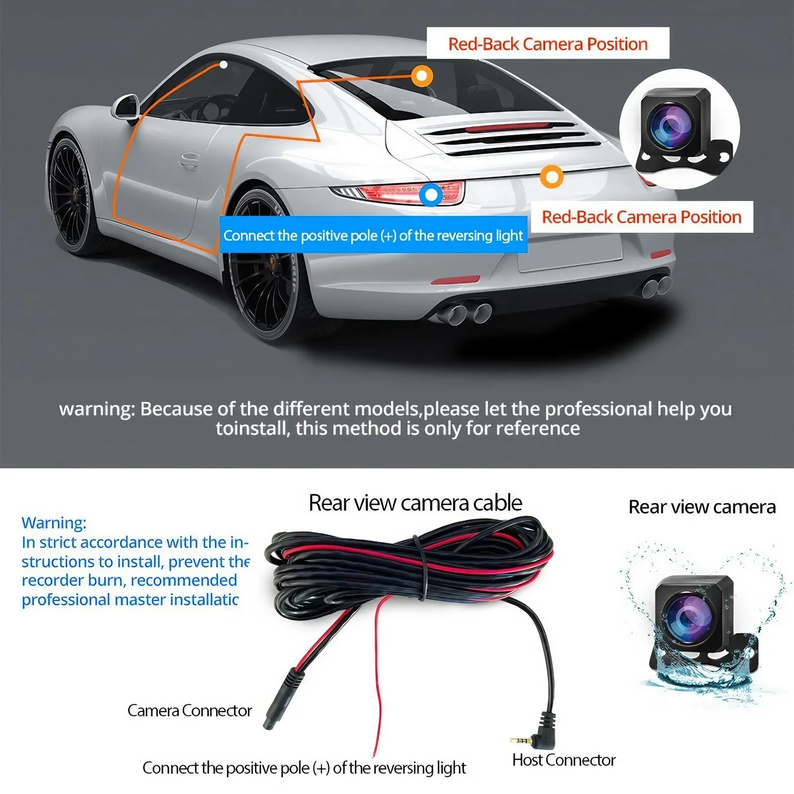 4K واي فاي لمس المزدوج داش كام الجبهة الخلفية كاميرات سيارة DVR شاشة ركن السيارة تدفق مسجل الوسائط مسجل السيارات #3