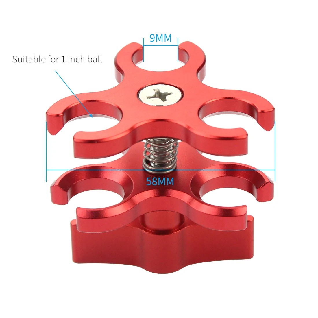 Verbesserte Schmetterling Clip Clamp Tauchen Licht Arm Ball Kopf Mount Adapter für DSLR Sport Action Video Kamera Stativ Halterung Klemme – Detail 11