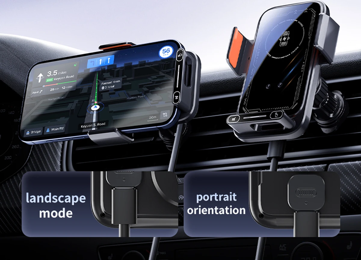 Entwickelt für BMW X5 G05 2024 2025 2026 Telefonhalterung Auto Magnetische Halterung Intelligente Sensorik Kabelloses Laden Ein-Knopf-Entriegelung – Detail 31