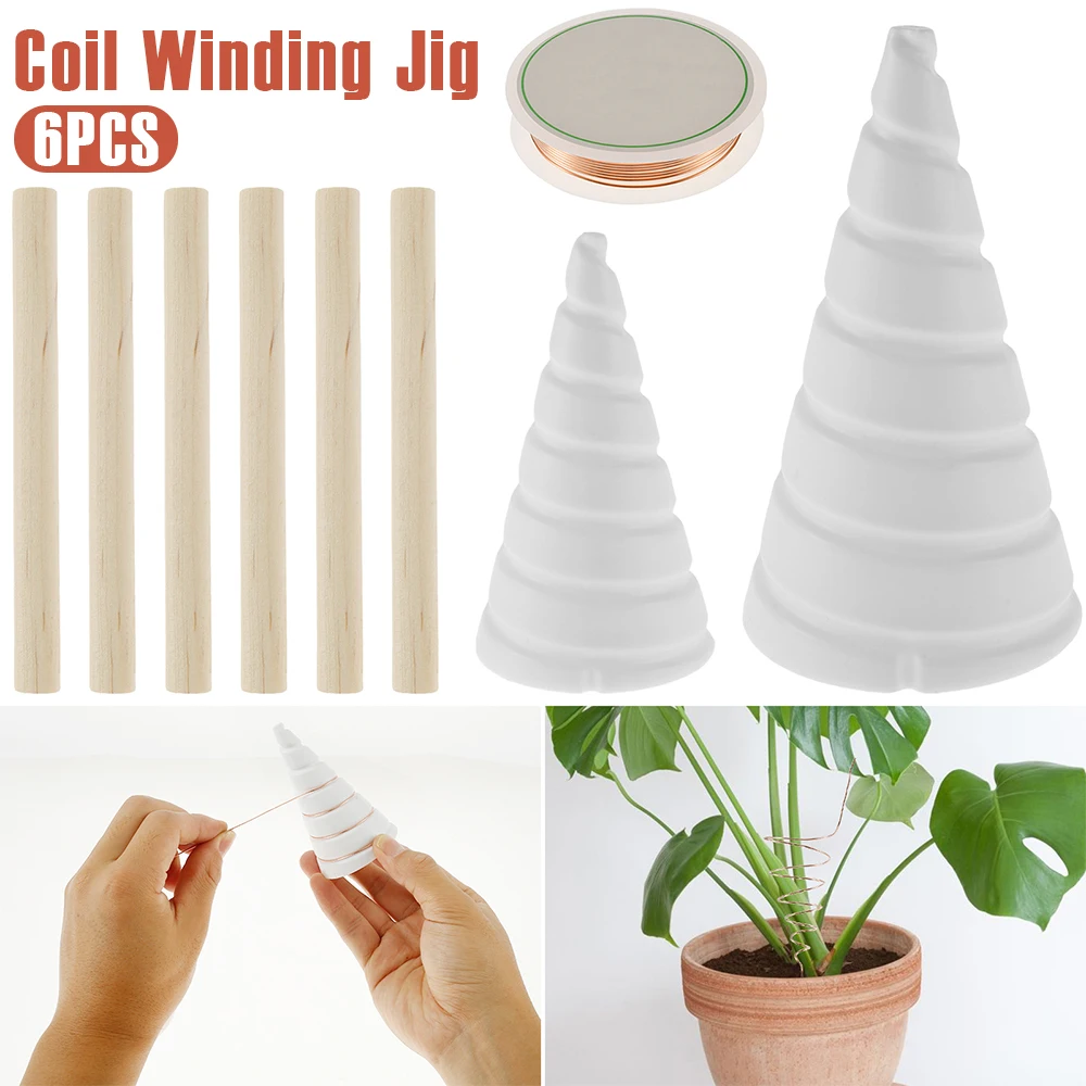 

2 шт., многоразовая медная антенна с катушкой и Деревянными Палочками