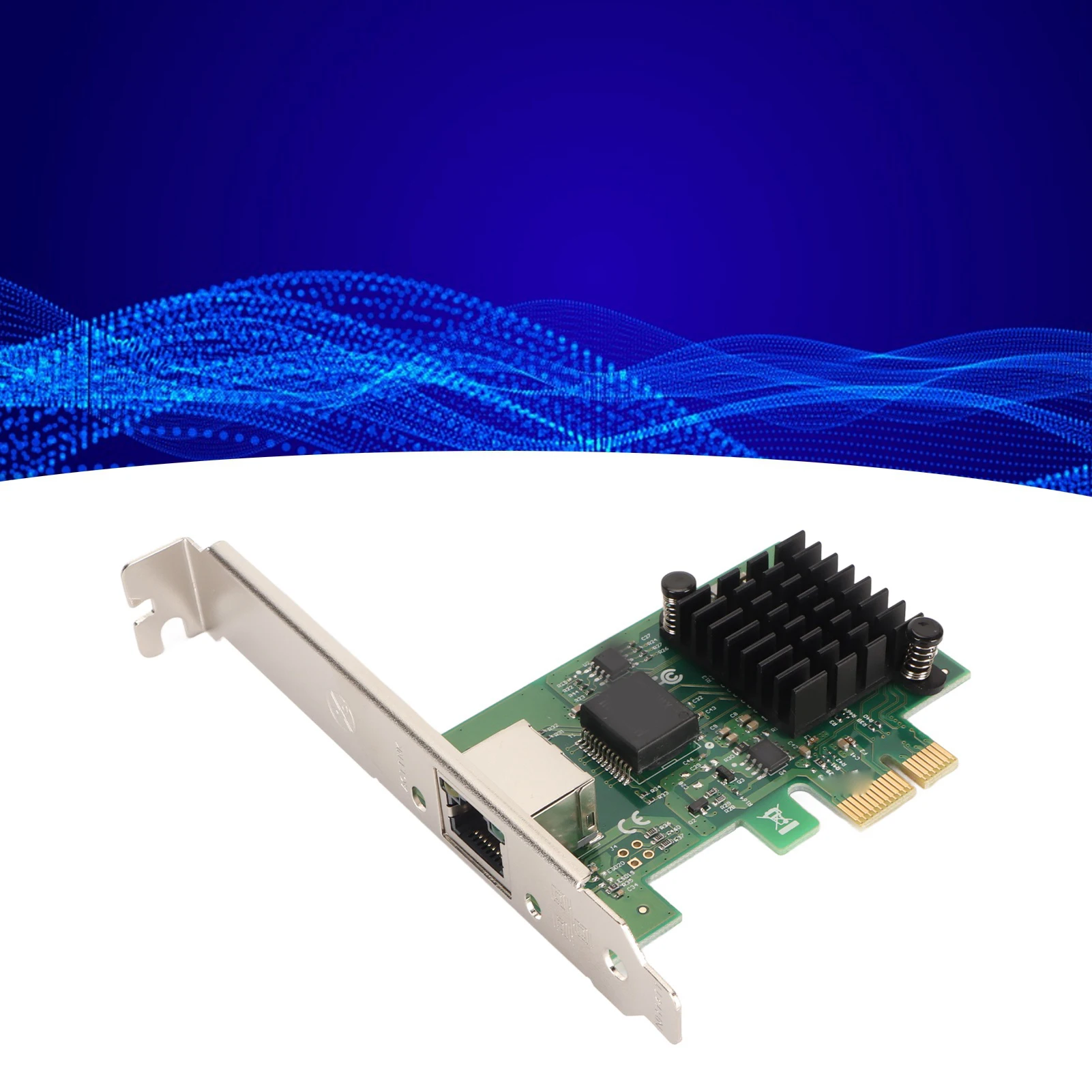 

Server Network Card I226 T1 PCI E X1 Single Port 2.5G Ethernet Network Adapter Plug and Play Gigabit Ethernet Server Adapter