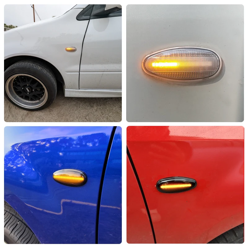 

Amber LED Side Marker side Turn Signal Light For Mitsubishi Outlander Lancer Freeca I-Miev Pajero Galant Space Eclipse