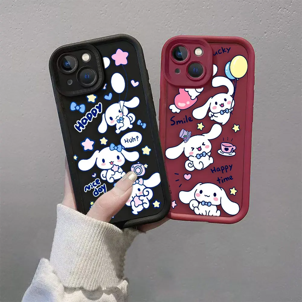 Anime Nette C-Cinnamoroll Telefon Fall Für MOTO G9 G22 G24 G32 G34 G35 G52 G53 G54 G60 G75 G84 G85 E22 E32 E40 EDGE 40 50 60E Fall