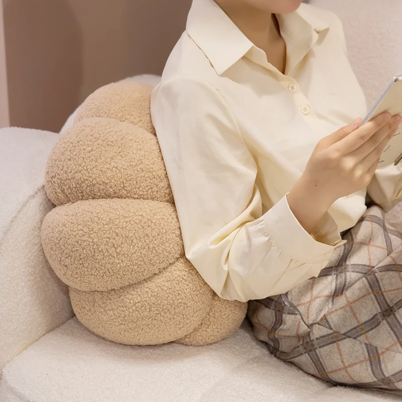 Almohada de felpa de calabaza de Halloween de 23/30/40cm, cojín de planta rellena de algodón PP suave, peluche redondo, fiesta, sofá, silla, decoración, regalo