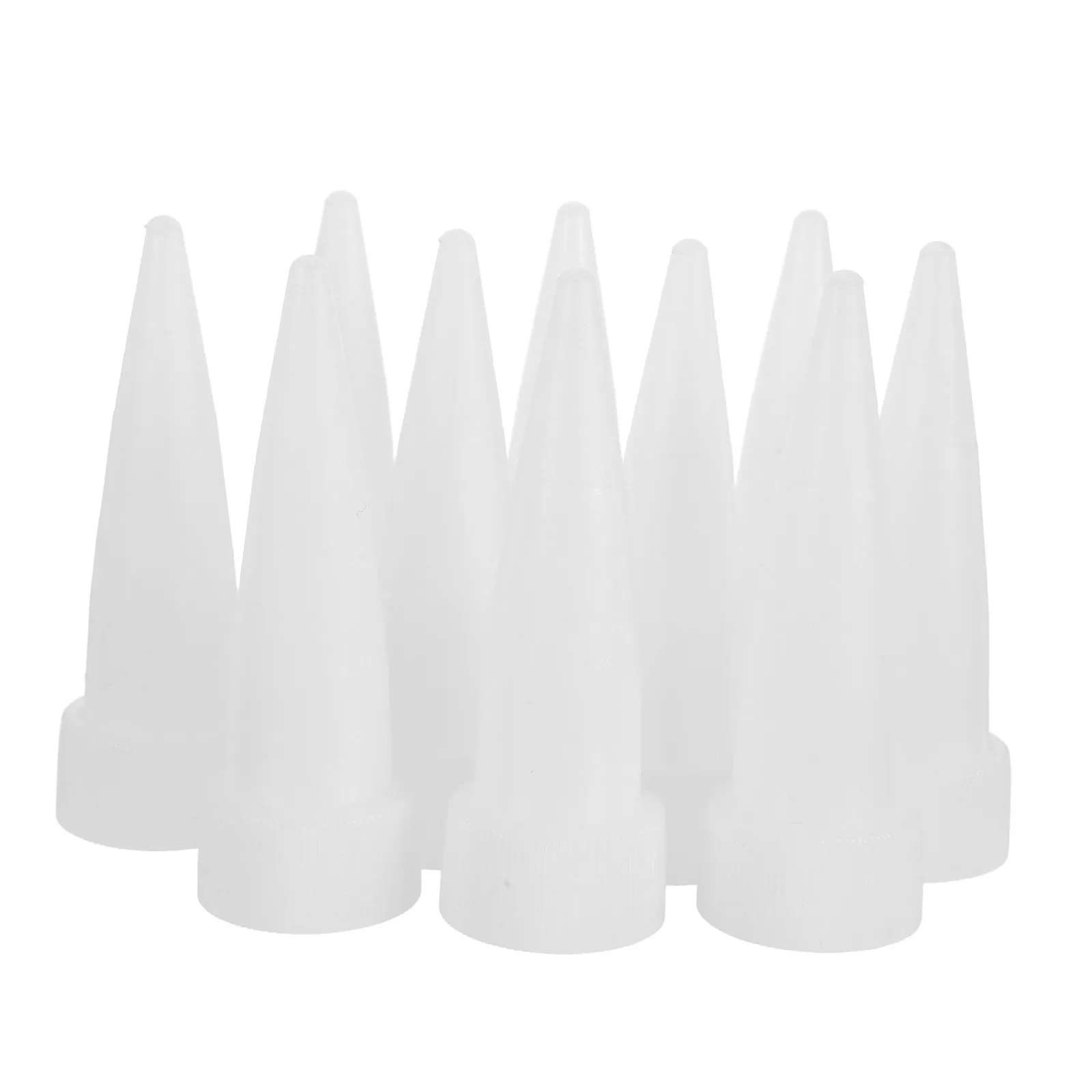 

10Pcs Point Glue Nozzle Plastic Caulking Tube Tips Flexible Sealant Applicator Nozzles for Precise Electronic Pcb Assembly Glue