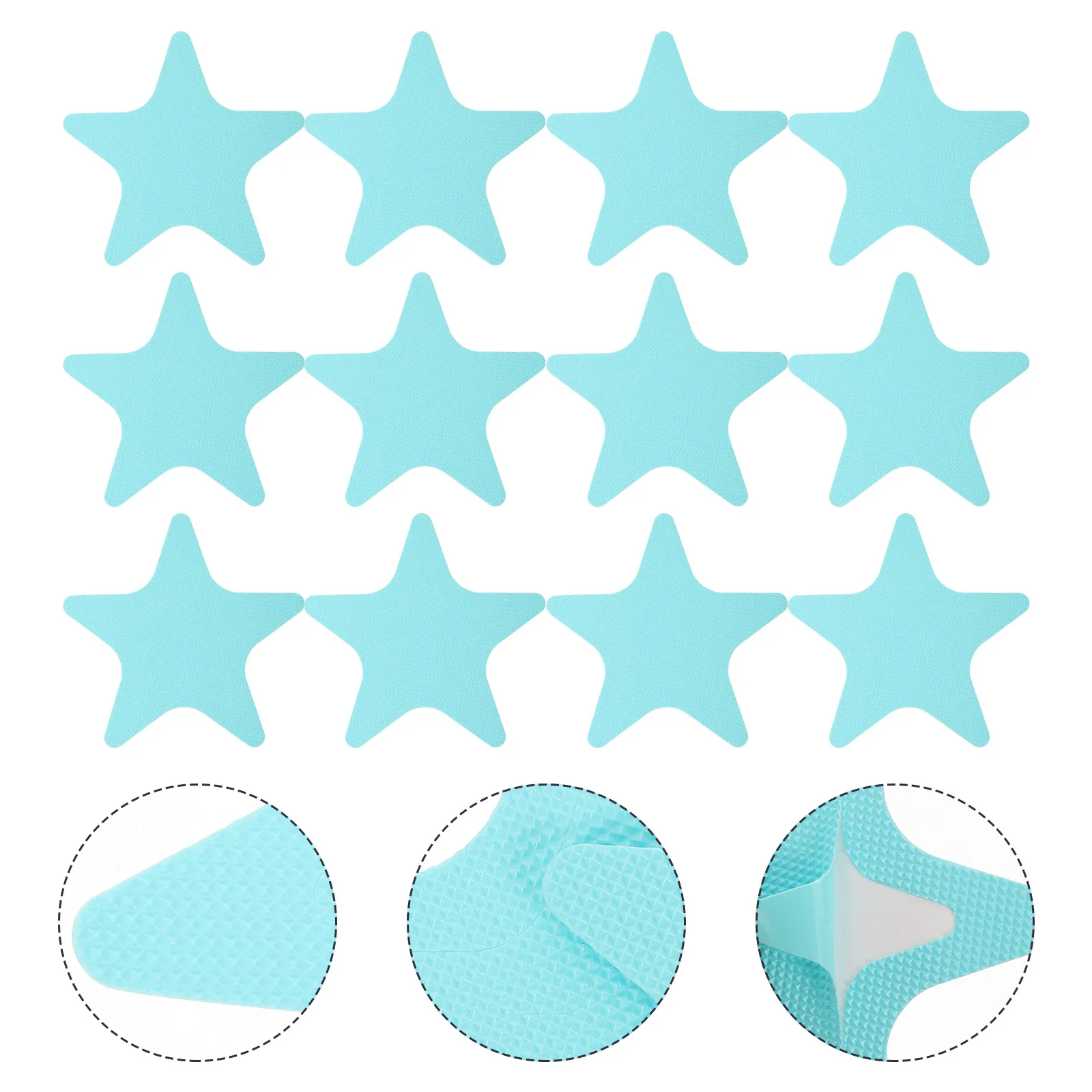 

20 Pcs Anti Slip Stickers Waterproof Decals Bathtub Pentagram Design Bathroom Stickers Adhesive Non Slip Mats Floor Tape Home