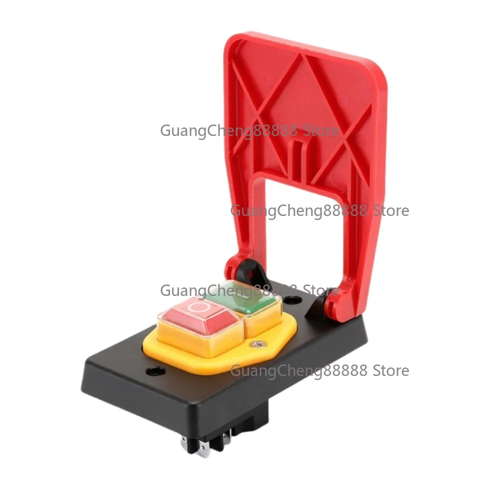 For KJD17B-16 Table Saw Electromagnetic Push Button Switch YH02-A Lathe Paddle Switch Table Drill/grinder