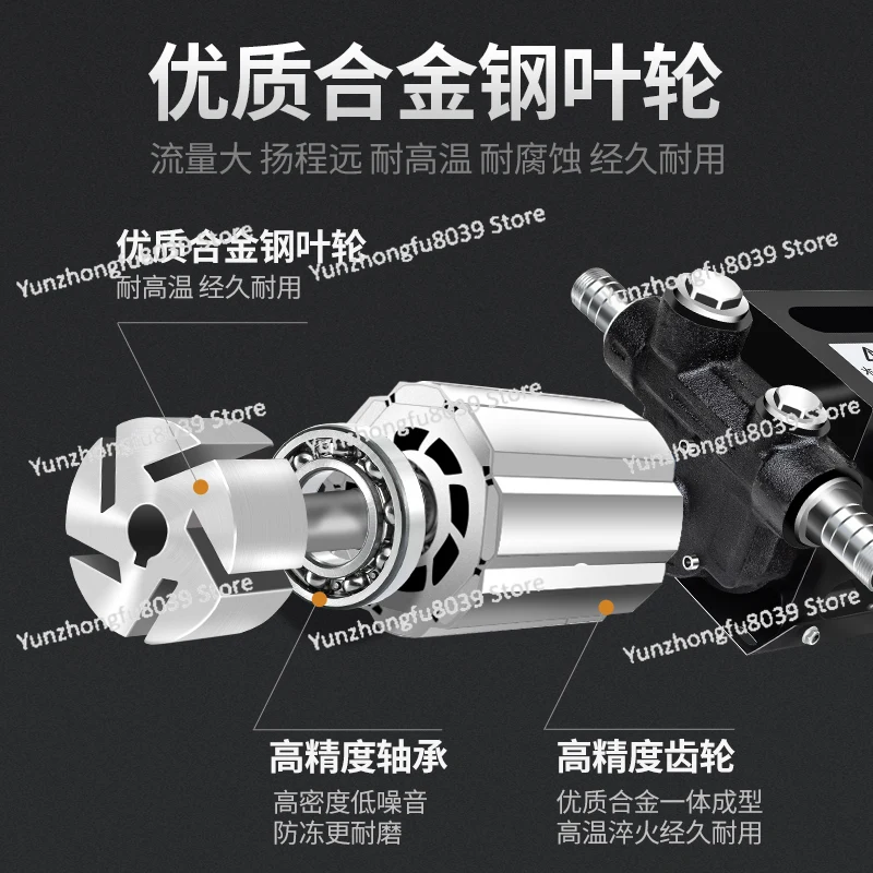 Electric Oil Pump 12V24V220V Self-priming Pump Positive and Reverse DC Oil Pump Diesel Oil Pumping Machine