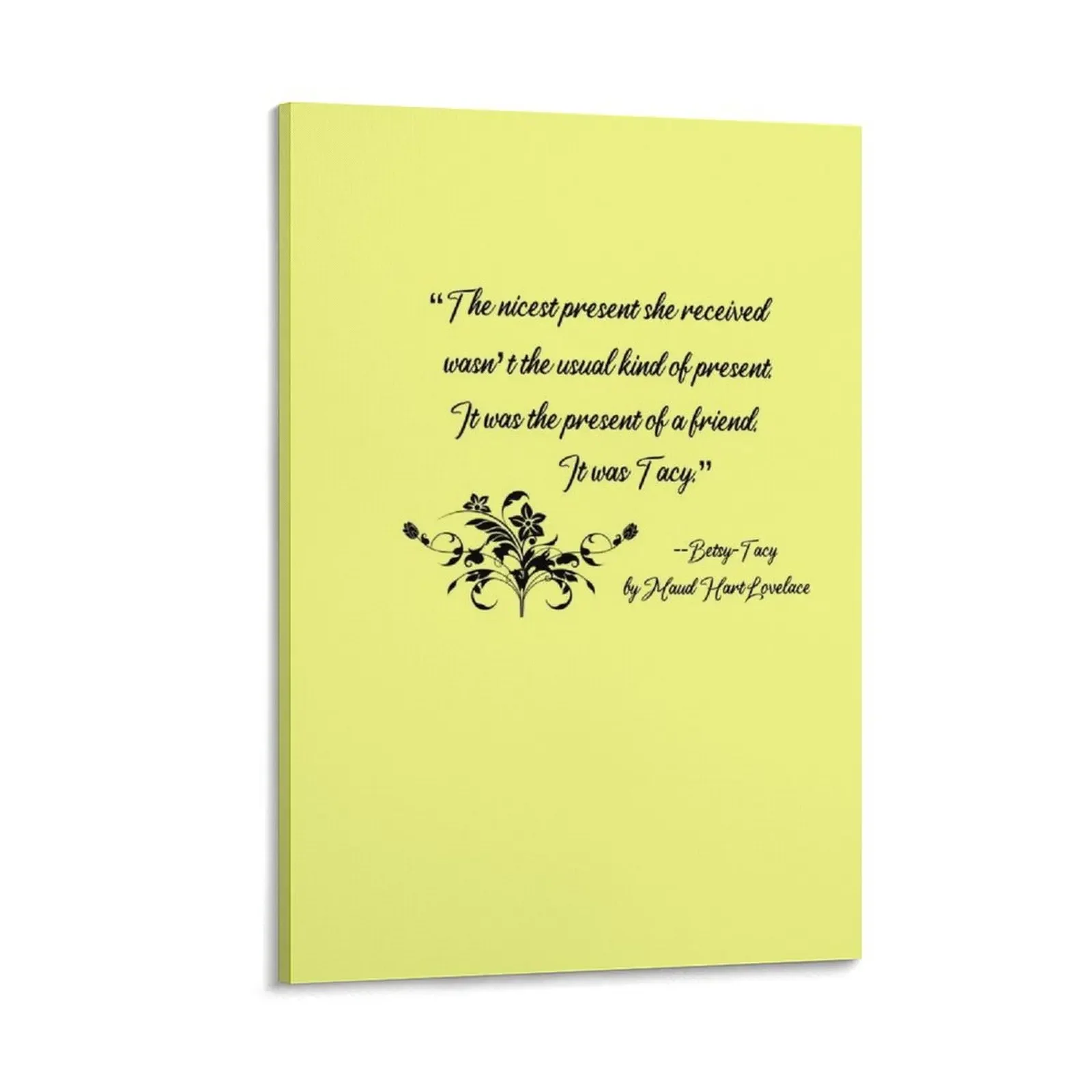 

The Present of a Friend - Betsy-Tacy Canvas Painting room decorations house decorations