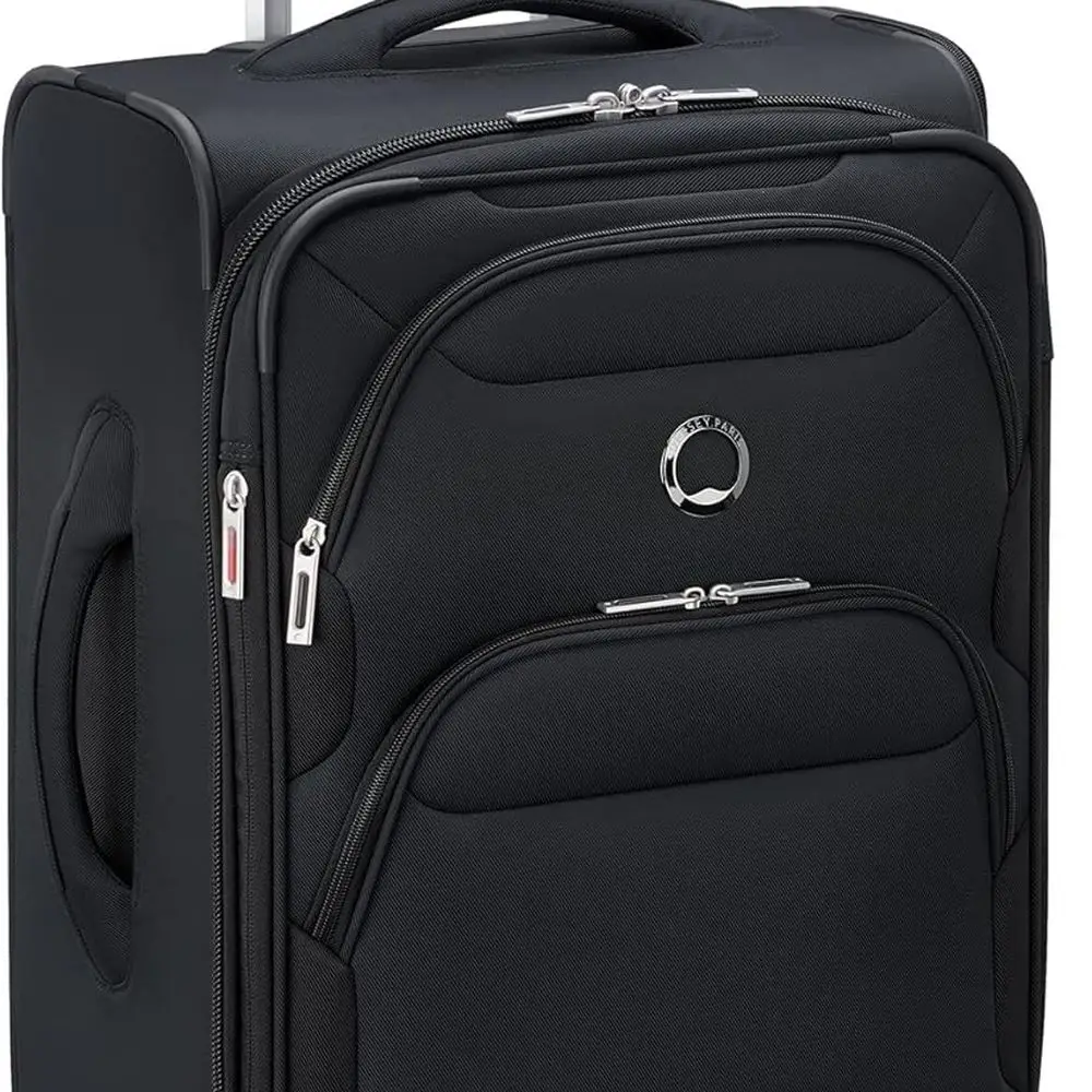 أمتعة دوارة قابلة للتوسيع، 21 حملًا، أسود، Delsey Paris Sky Max 2.0 Softshell