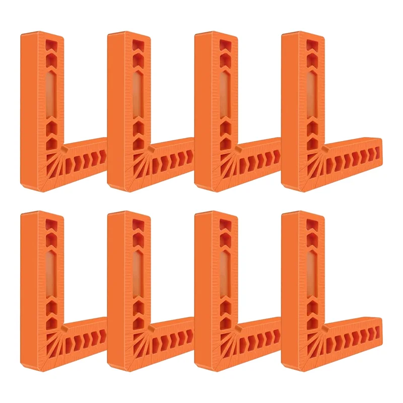 Corner Clamp for Woodworking, 90 Degree Positioning Squares, for Picture Frames/Box/Cabinets/Drawers ( 8 Pcs )