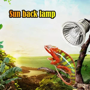 UVA and UVB reptile lamp, turtle basking, UV light, heating light, complete spectrum, amphibian solar lamp, 25 W, 50 W, 75W, 1-10pcs 10 Main Sales Lamping Heating - №1