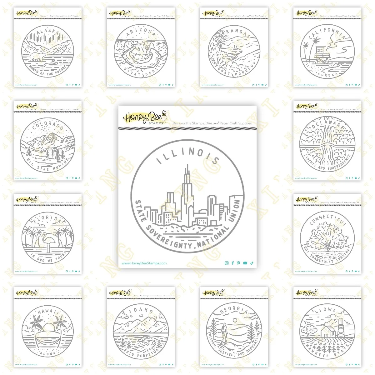 2024 New Arrival Hawaii Vacation Tourism Silicone Stamps Diy Scrapbook Diary Decoration Embossed Paper Card Album Craft Template