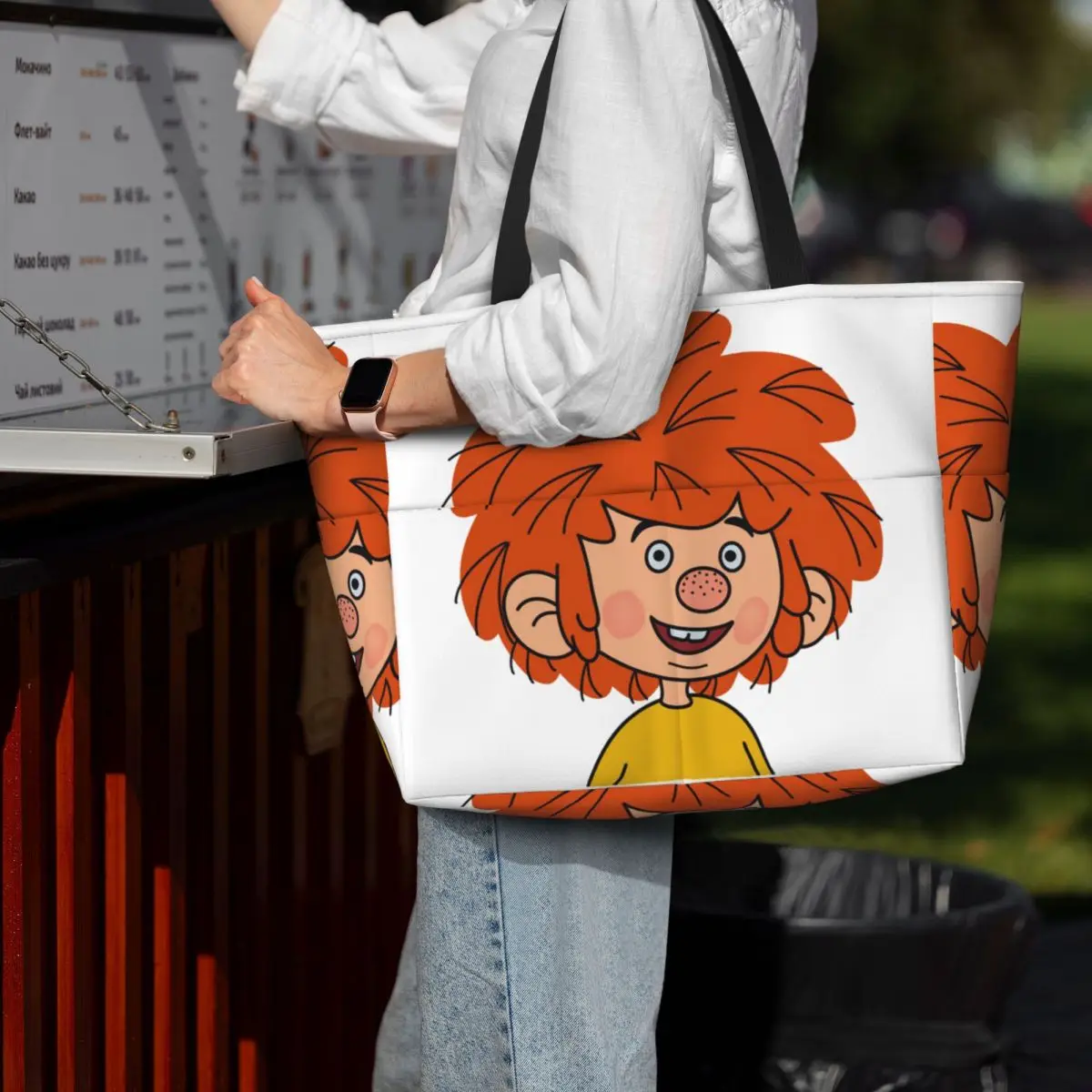 Pumuckl Beach Tote Bag Deporte Gimnasio Yoga Duffle Bolso grande Bolsa de viaje para mujer Bolsa de fitness