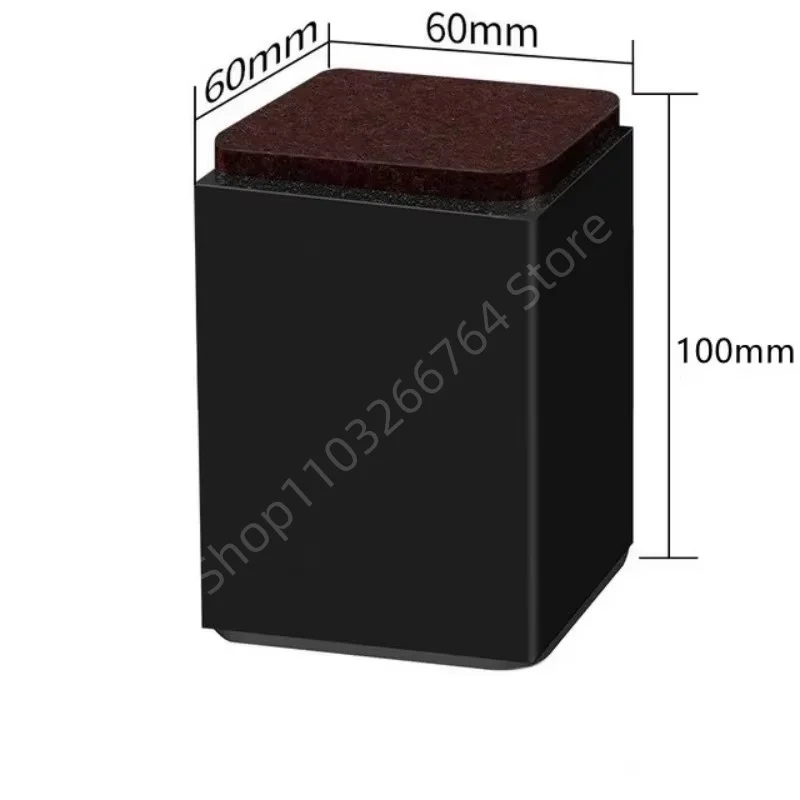 4 Stuks Zware Meubels Koolstofstaal Verhoogde Voet Pad Bed Fauteuil Tafel Voeten Slijtvaste Anti Slip Mat Koolstofstaal Riser