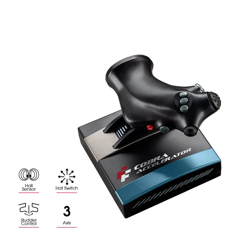 

V5 Cobra Flight Stick – игровой джойстик для ПК с высокой точностью, поддерживает множество авиационных игр.