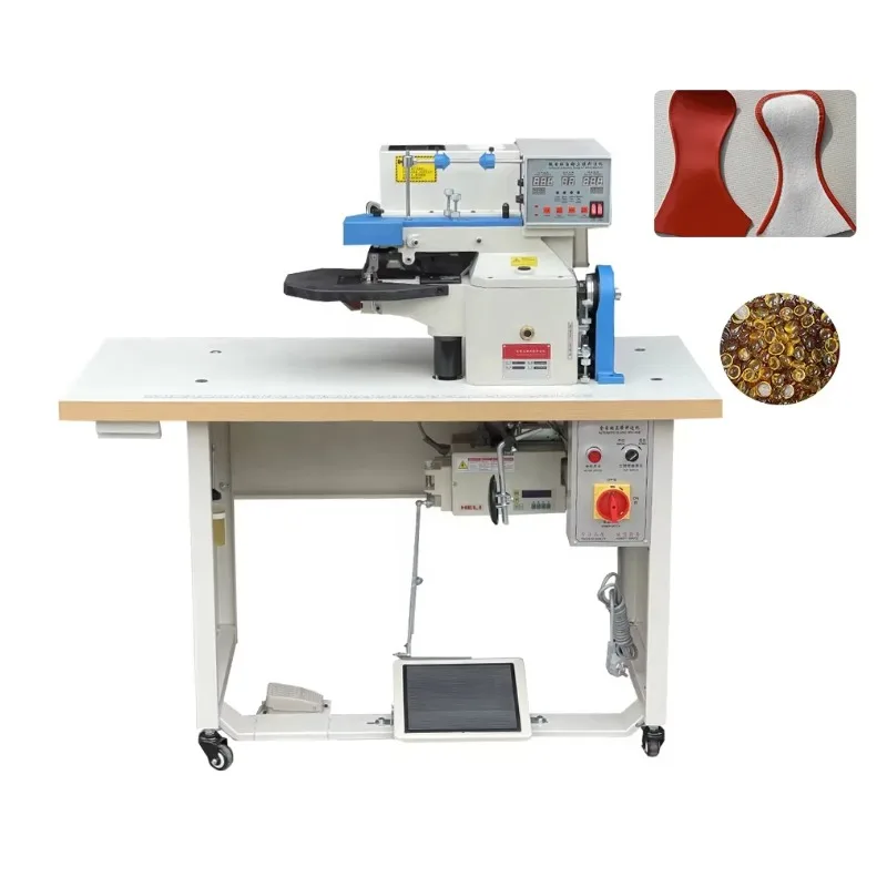 

Bag Leather Making Industrial Mico-computer Folding Machine Automatic Hotmelt Glue Cementing Edge Folding Leather Machine