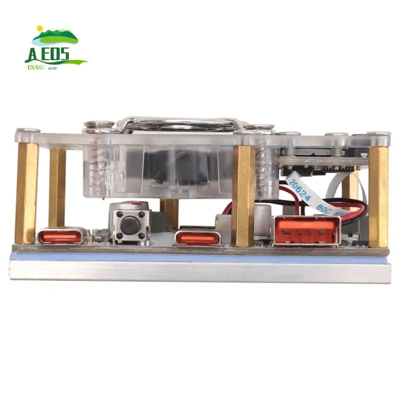 AED5-PD3.1 140W + 140W/280W Modul Pengisian Cepat 0.96 Inci Li/Li-Iron 21700/18650 2S/3S/4S/5S/6S DIY Power Bank Motherboard XT30