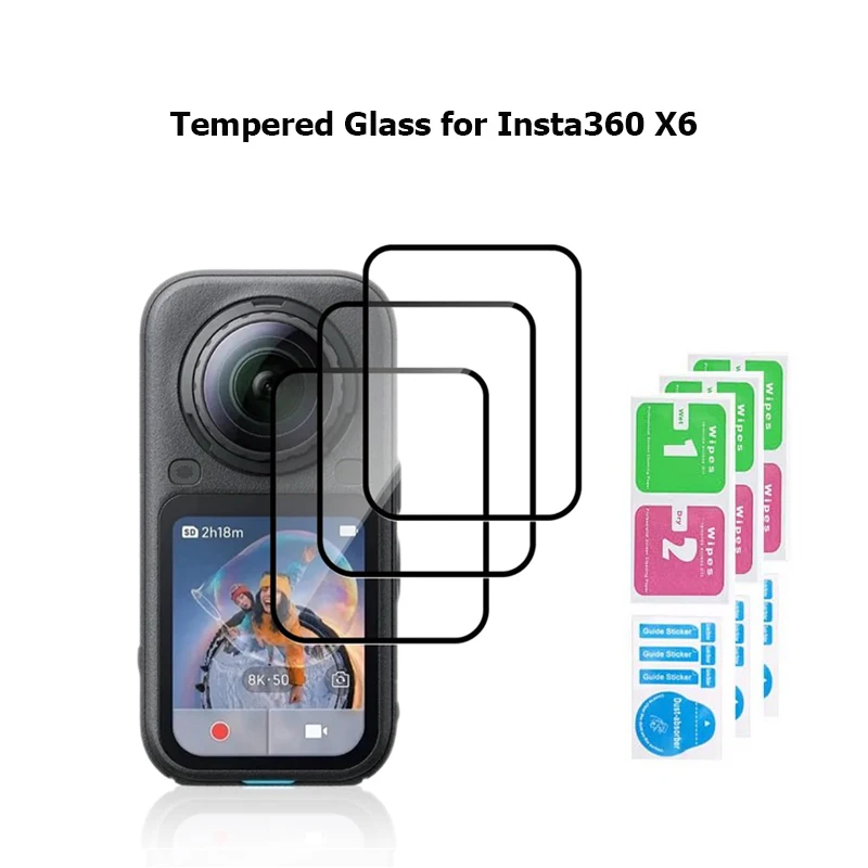 Tempered Tempered Glass Film for Insta360 X6 Accessories Anti-scratch Screen Protector for Insta 360 X6 Action Camera HD Clear Film - Aliexpress Deal