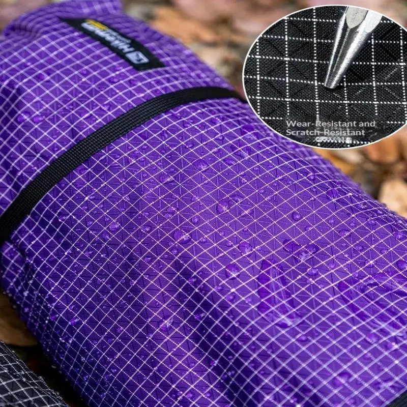 Multifunktionaler Dacron-Rucksack mit leichter, erweiterbarer Aufbewahrungstasche, perfekt zum Wandern, Camping und Backpacking. – Detail 11