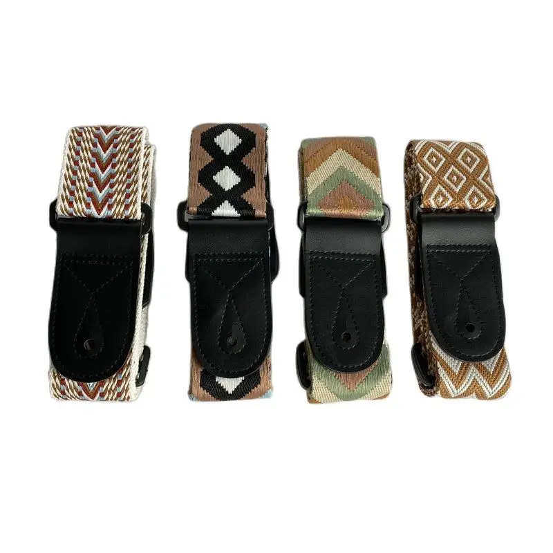 Guitar Strap Multicolor for Acoustic Guitar Electric Guitar Bass 5cm Width