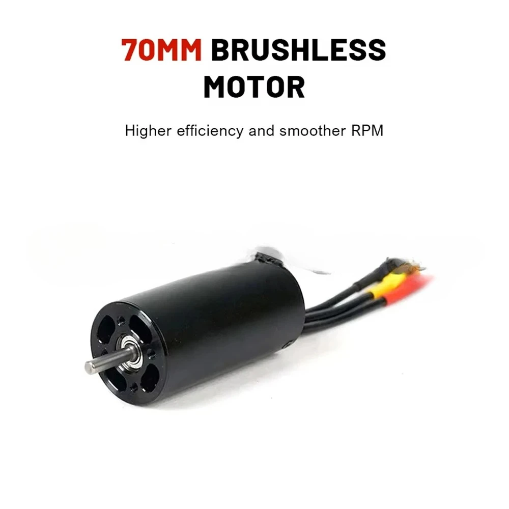 70mm Powerful Mini Turbo Jet Fan Air Blower,Max 2800g Thrust Car Washing Snow Blowing Leaf Blower for Delwat/Makita NO Battery view 3