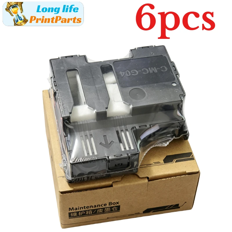 6PCS MC-G04 Maintenance Tank Box For Canon G1330 G3370 PIXMA G1430 G2470 G3470 G3471 G3472 G4470 G3430 Printers