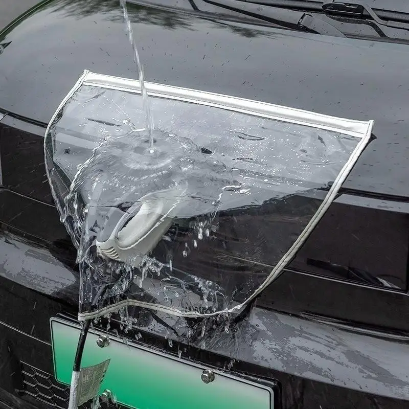 Magnetic electric vehicle port snow waterproof outdoor all-weather protection thickened Ev charging port cover Ev charger cover