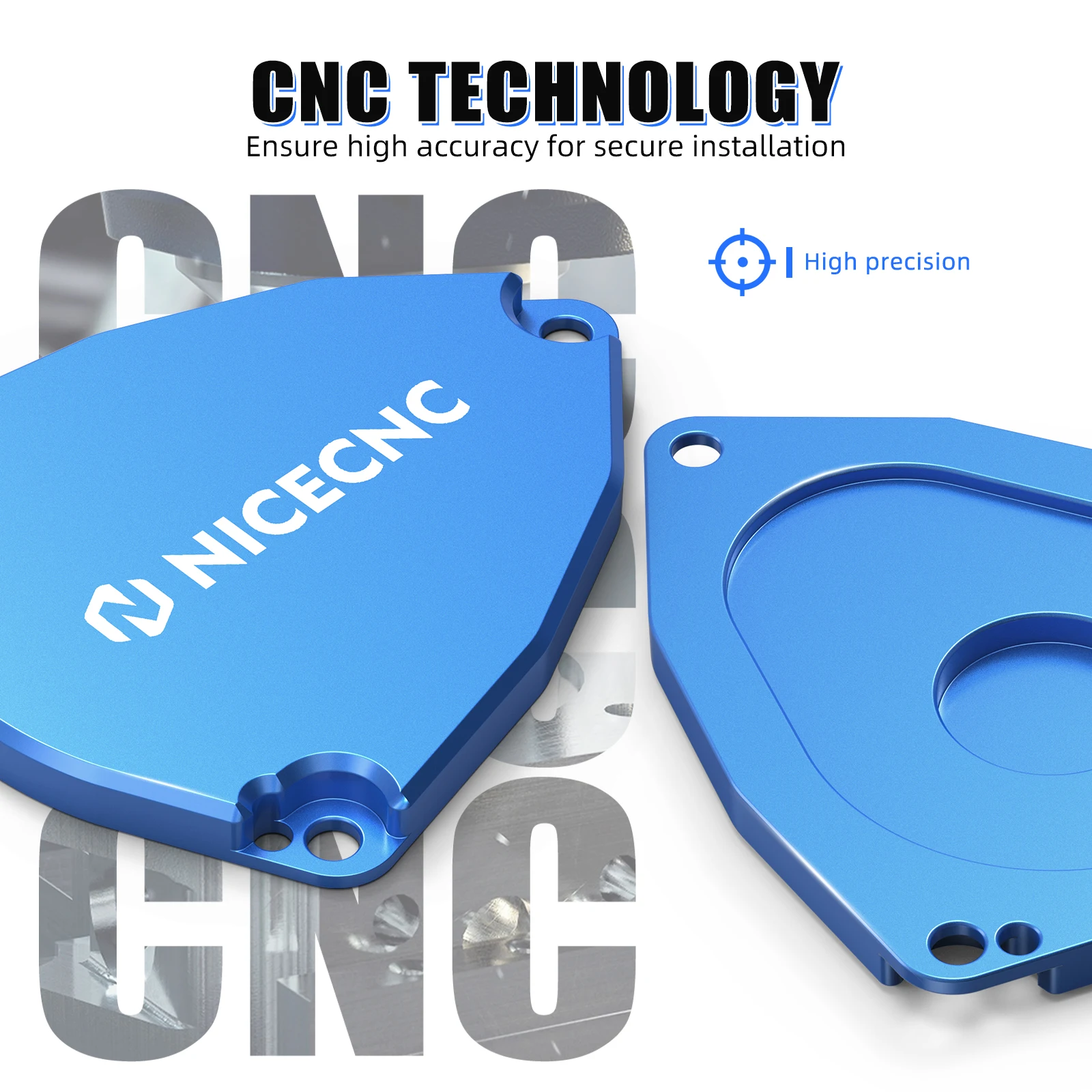 NICECNC ATV Drosselklappengehäuse-Abdeckkappe, Schutz für Yamaha Raptor 700 2012–2023, Raptor 700R 2016–2024, 2019, Raptor 700 700 R, Aluminium – Detail 6