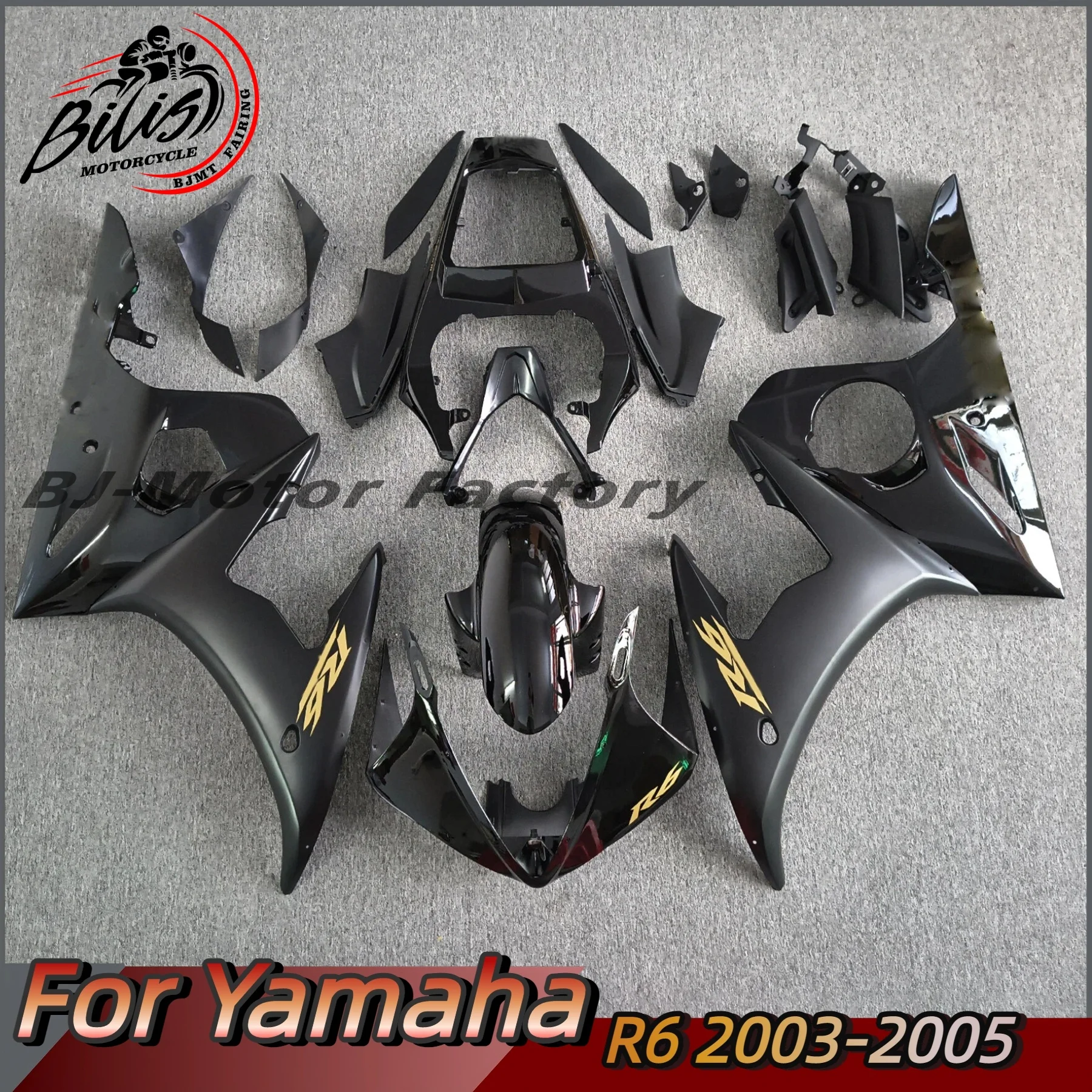 

ABS Motorcycle Fairing kit for YZF-R6 2003 2004 2005 model blue white black YZF R6 fairings set 03 04 05