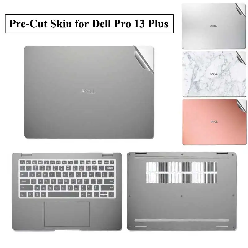 Pre-Cut Laptop Skin Cover Film for Dell Pro 13 Plus 13.3 2in1 PB13250 PB13255 Premium PA13250 Touch pad Decal Protective