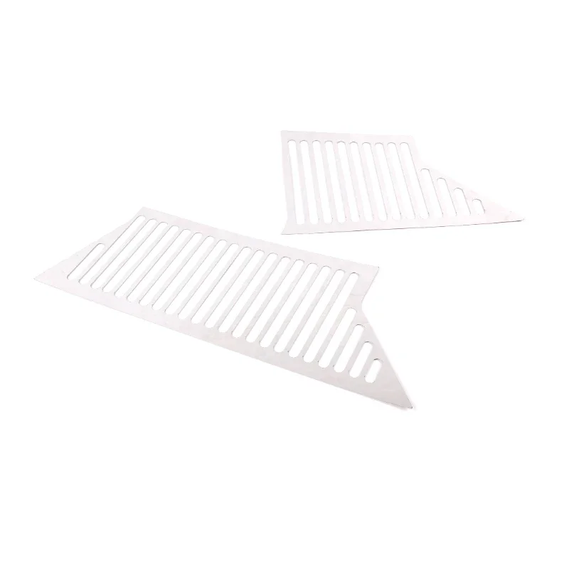 Gao reuying para hummer h2 2003-2009 aço inoxidável prata capô do carro capa do motor guarnição adesivos acessórios do carro
