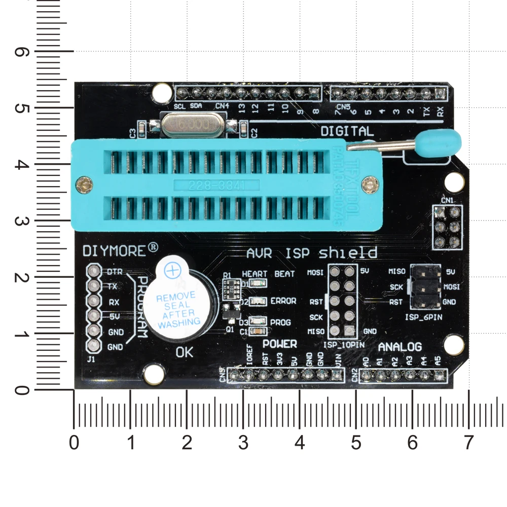 AVR ISP Programmable Expansion Shield Board Module For Arduino Mega2560 Atmega328P Nano Pro Mini Module Bootloader