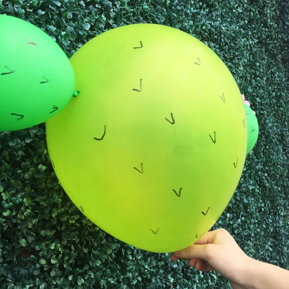 

Cactus Balloon 4 Set Latex DIY Decor Beautiful Party Emulsion Creative Balloons Premium Material Non Toxic Safe Student Dances