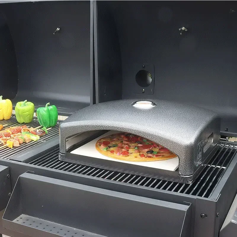 Hot Sales 16 Inch Multi Fuel Black Outdoor Portable Wood Fired Mini Pizza oven grill