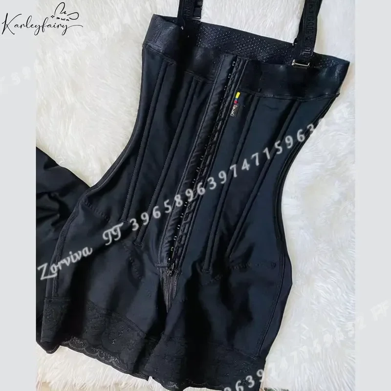 Colombian Fajas with Bones Invisible Front Breasted Open Chest Shaping Body Shaper Postpartum Women Underwear