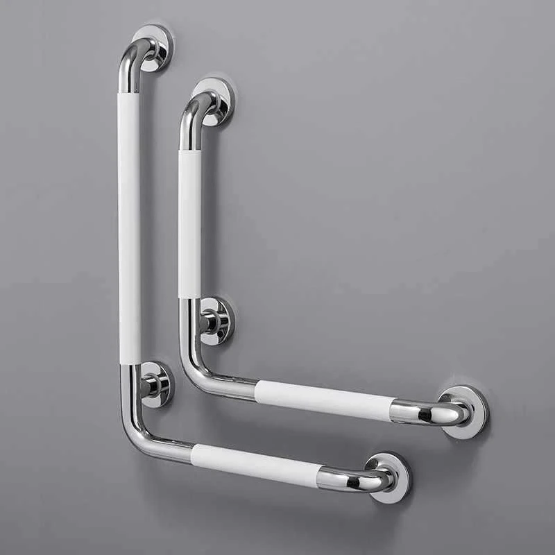 

Handrails Stainless steel bathroom toilet toilet accessible disabled elderly anti-skid L-shaped railing pull