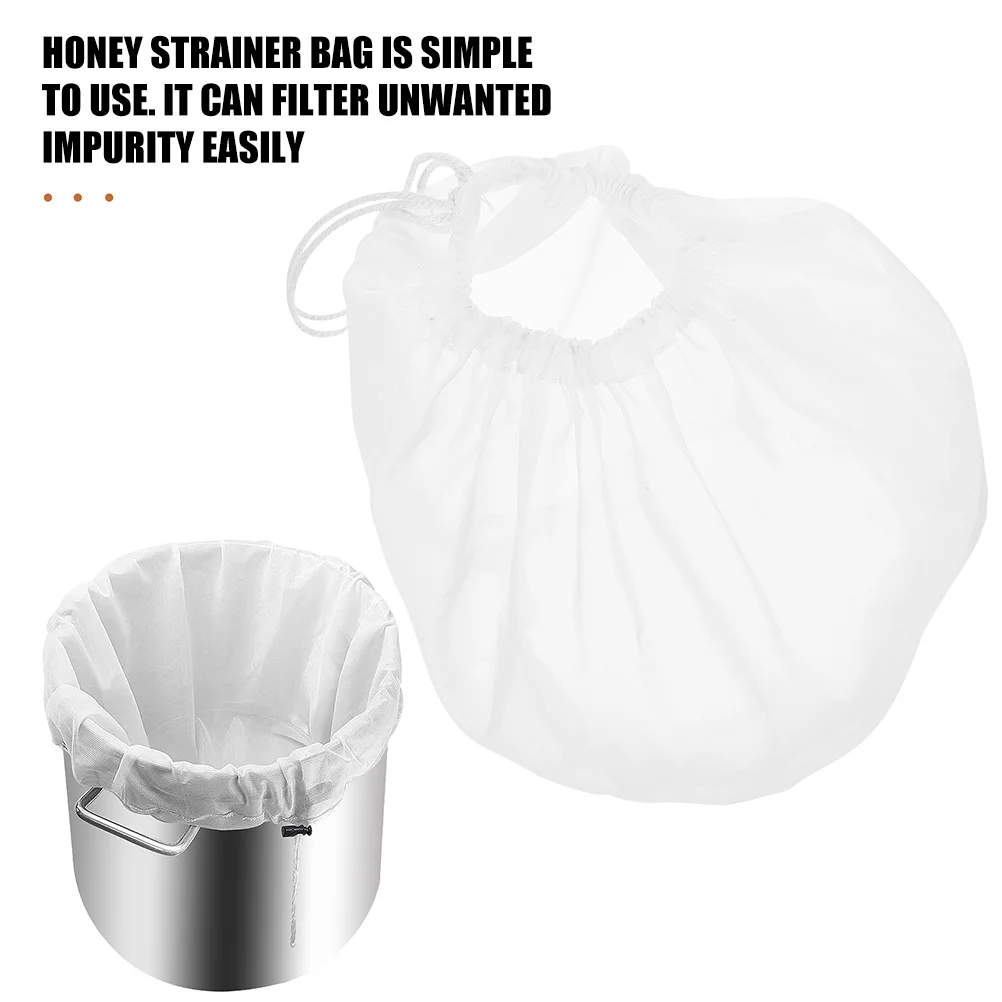 

Mesh Strainer Bag Fine Nylon Filter For Honey Coffee Nut Milk Juice Water Draining Reusable Kitchen Filtering Bag Brew Tea