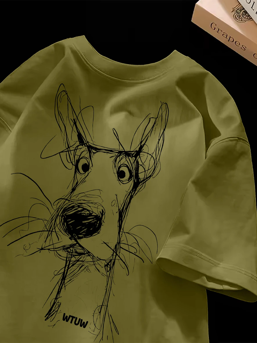 

Fashionable Short Sleeve T-Shirt Unisex Summer Couple Tops Anti-Pilling Casual Short Gloves Other Material100% Comfortable Fit