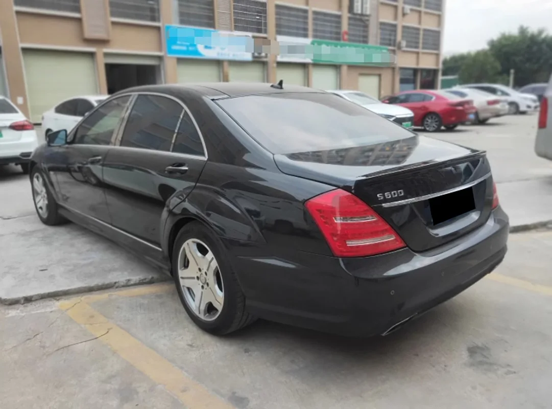 For Mercedes Benz S Class W221 2006-2013 Car ABS Car Rear Top Spoiler Rear Roof Boot Wing Lip Spoiler W221 Rear Roof Spoiler