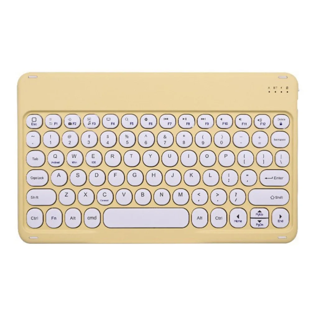 

Fashion 10 Inch Bluetooth Keyboard Ultra Thin Rechargeable Wireless Keyboard Portable Slim Design Portable Keyboard Travel