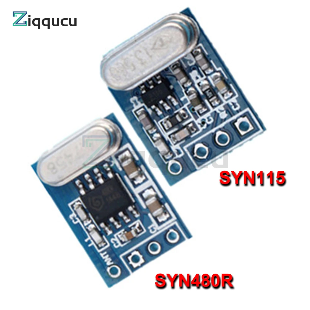 433MHz Transmitter Receiver Wireless Module SYN115 Transmitter Module SYN480R Receiver Module Ask/OOK Chip PCB