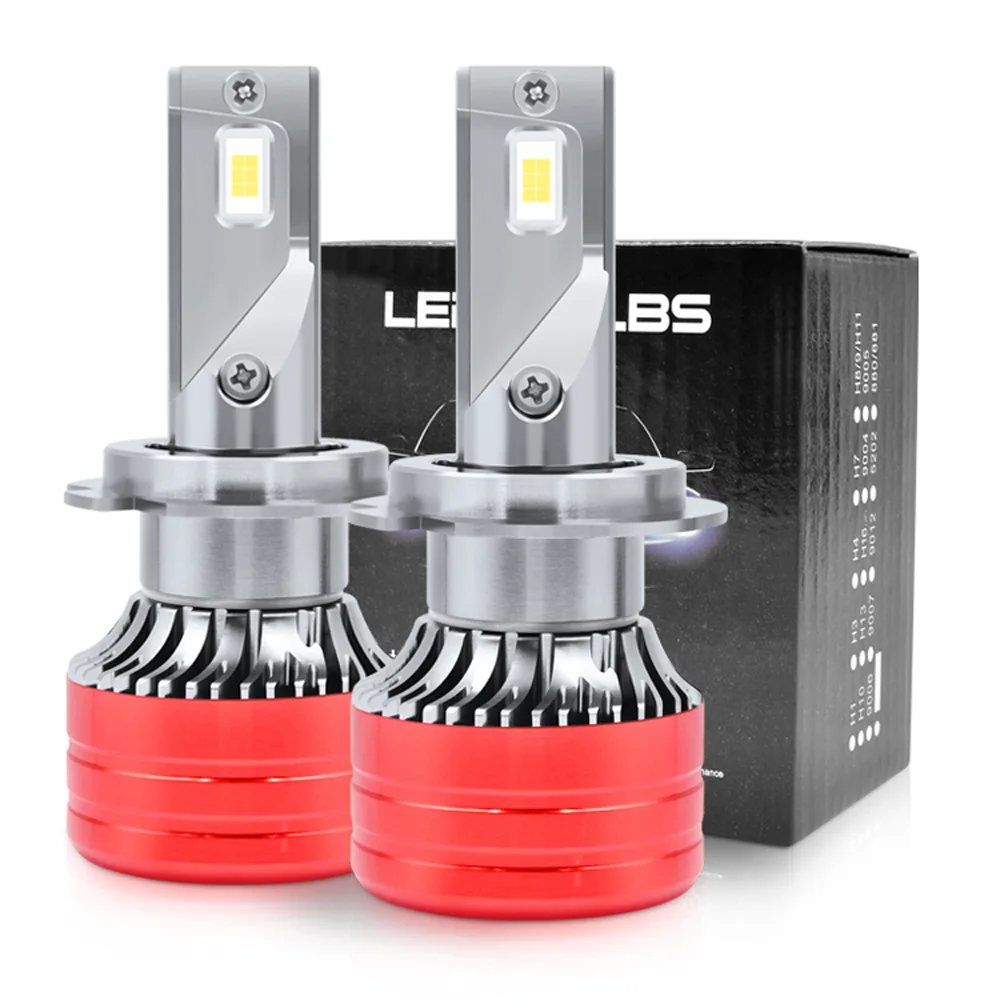 

2Pcs LED Car Headlight H4 H7 H11 9005 9006 H1 Auto Bulbs 160W 30000LM Light Lamp 6000K 12V Led Headlight Bulbs
